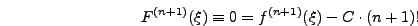 $P^{(n + 1)}(x) = 0$
