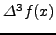 $\Delta^{2}f(x)$
