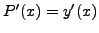 $\displaystyle P(x) = y(x)$