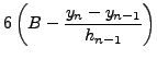 $\displaystyle h_{n - 1} S_{n - 1} + 2h_n S_n$